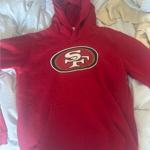 NFL 49ers Youth Team Apparel Hoodie with Logo